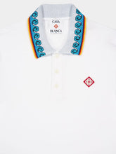 Casablanca White Organic Cotton Polo Shirt