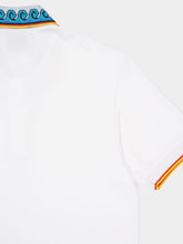 Casablanca White Organic Cotton Polo Shirt