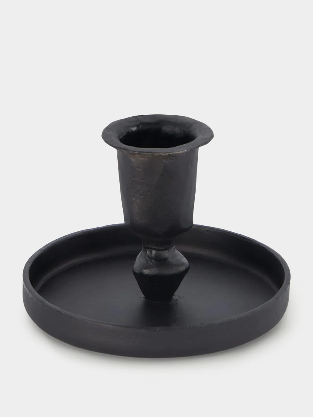 Black Iron Candle Holder