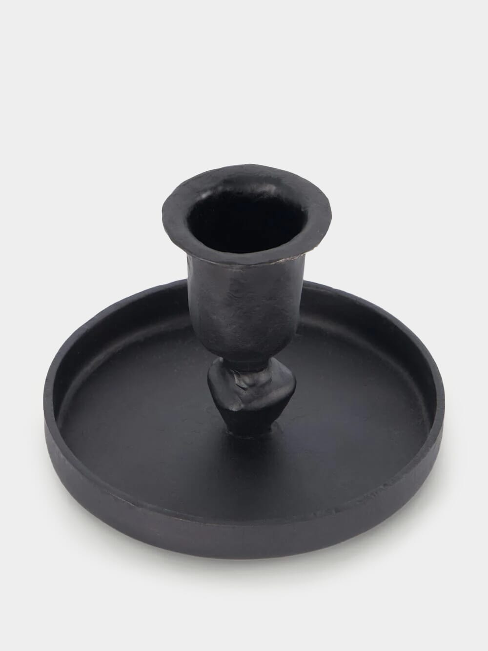 Black Iron Candle Holder