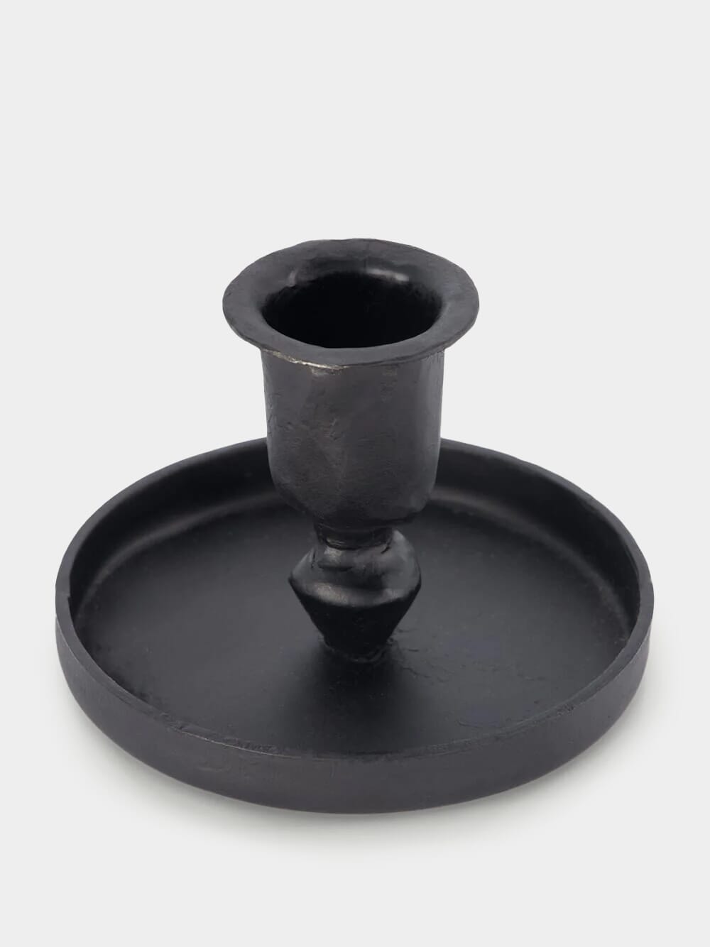 Black Iron Candle Holder