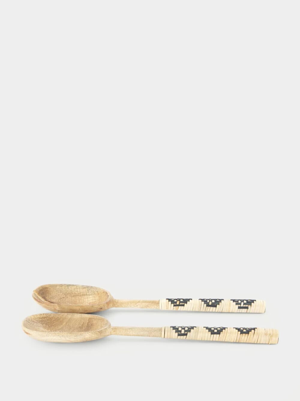 Wooden Salad Set with Bamboo