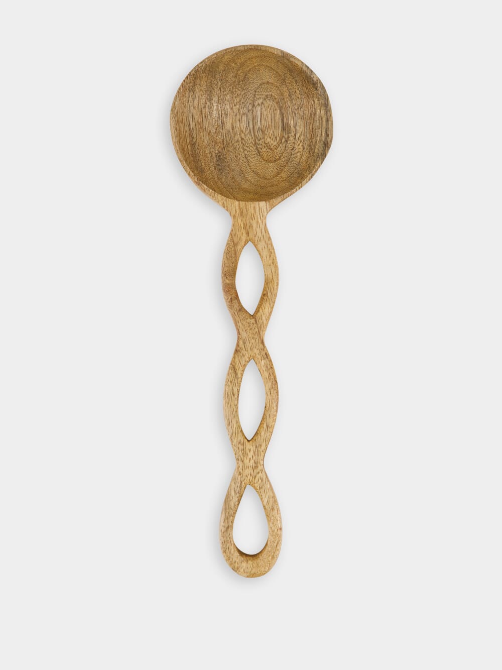 Carved Wooden Serving Spoon