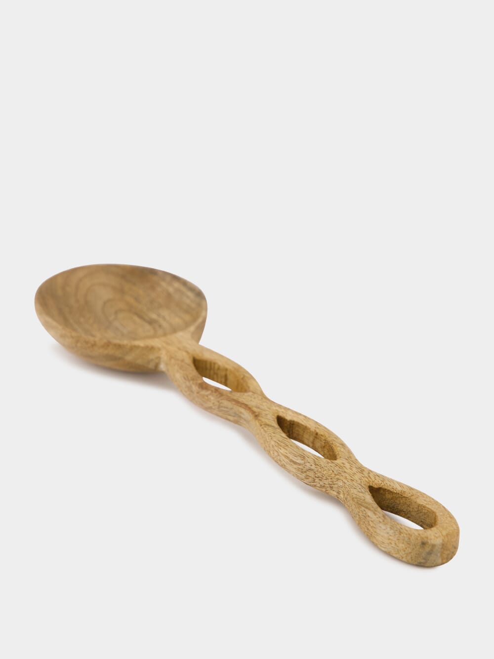 Carved Wooden Serving Spoon