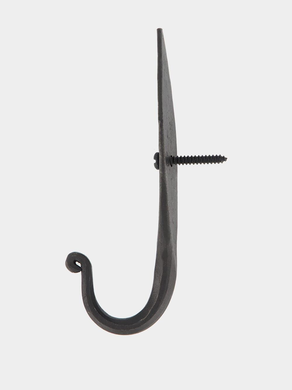 Hand-Forged Small Leaf Iron Hook