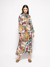 Paula Vera Ocotillo Print Linen Dress
