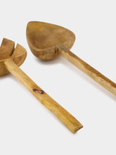 Madam Stoltz Wooden Salad Set