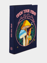 Olympia Le-Tan Open Your Mind Navy Clutch