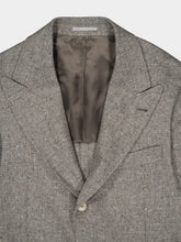 Brunello Cucinelli Grey Wool Blazer with Pockets