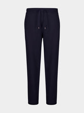 Brunello Cucinelli Navy Blue Cotton Sport Trousers