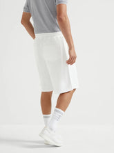 Brunello Cucinelli Off-White Techno Cotton French Terry Shorts
