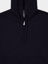 Brunello Cucinelli Navy Blue Cotton Zip Jacket