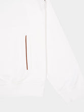 Brunello Cucinelli White Cotton Zip-Up Sweatshirt
