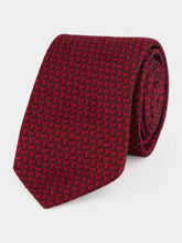 Brunello Cucinelli Dark Red Silk Tie