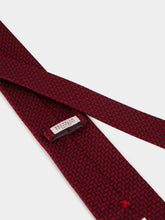 Brunello Cucinelli Dark Red Silk Tie