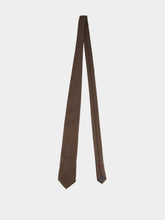 Brunello Cucinelli Hazelnut Textured Silk Tie