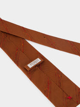 Brunello Cucinelli Apricot Silk Cotton Tie