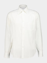 Brunello Cucinelli White Cotton and Lyocell Shirt