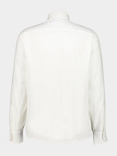 Brunello Cucinelli White Cotton and Lyocell Shirt