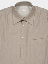 Brunello Cucinelli Granite Cotton and Lyocell Shirt