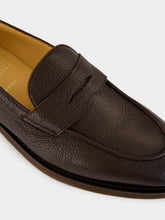 Brunello Cucinelli Brown Leather Penny Loafers