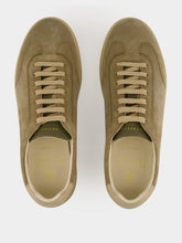 Brunello Cucinelli Light Brown and Olive Suede Sneakers