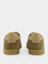 Brunello Cucinelli Light Brown and Olive Suede Sneakers