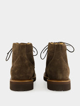 Brunello Cucinelli Brown Waxed Suede Outdoor Boots