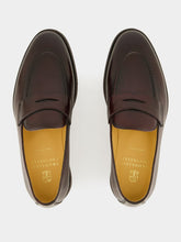 Brunello Cucinelli Brown Calf Leather Loafers