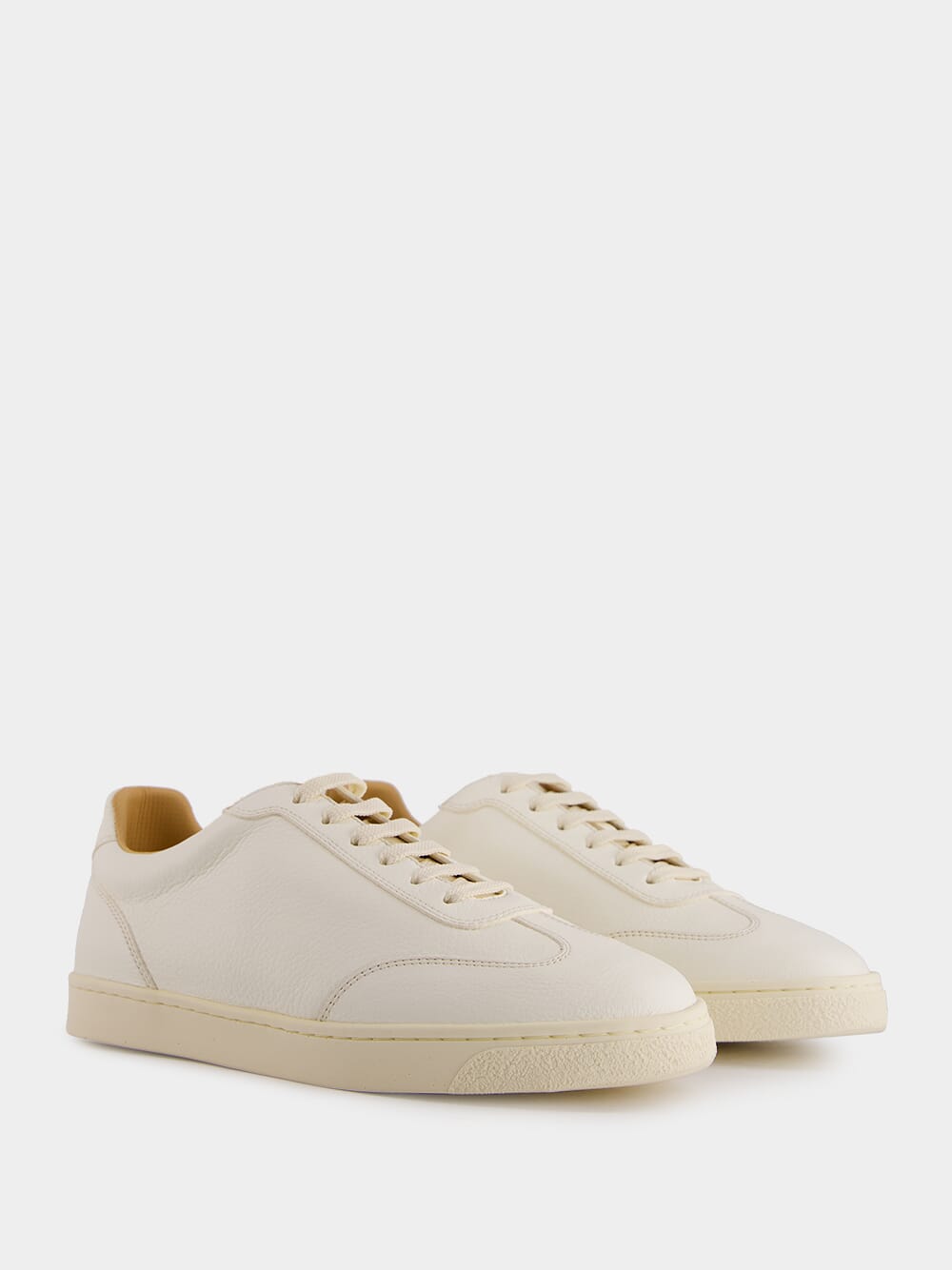 Deerskin Sneakers with Natural Rubber Sole