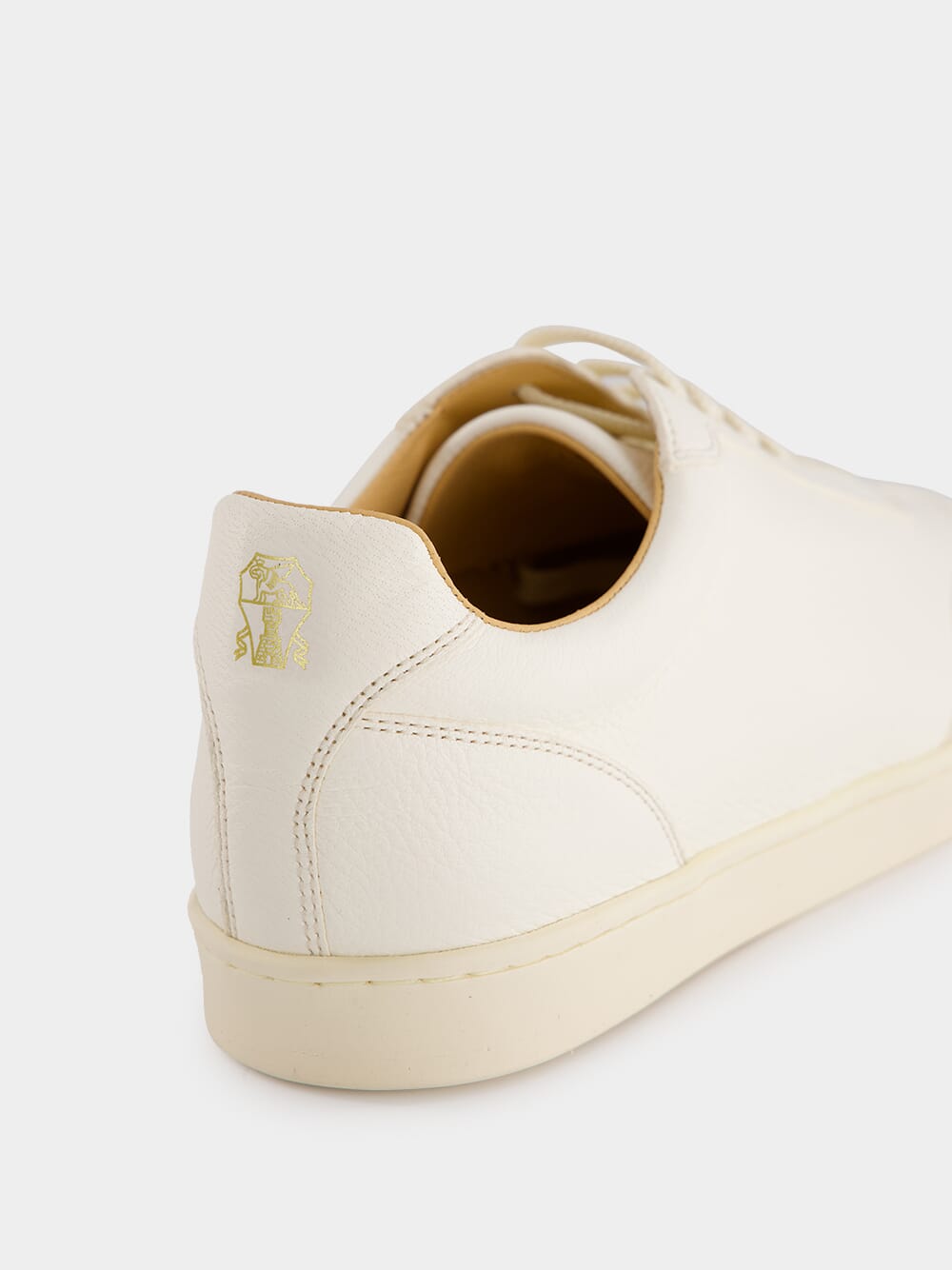 Deerskin Sneakers with Natural Rubber Sole