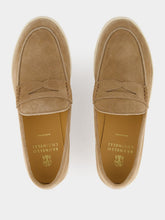 Brunello Cucinelli Noisette Suede Loafer Sneakers