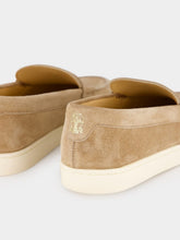 Brunello Cucinelli Noisette Suede Loafer Sneakers