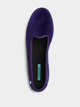 Piedaterre Purple Velvet Furlane Modigliani Slippers