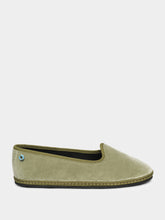 Piedaterre Modigliani Flats in Sage Green Velvet