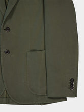 Boglioli Olive Green Classic Fit Cotton Jacket