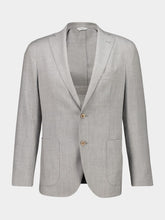 Boglioli Grey Virgin Wool-Silk Suit