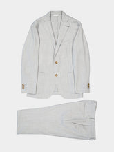 Boglioli Grey Virgin Wool-Silk Suit