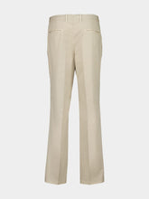 Boglioli Beige Cotton Suit with Blazer and Trousers