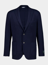 Boglioli Navy Blue Virgin Wool 2-Button Suit