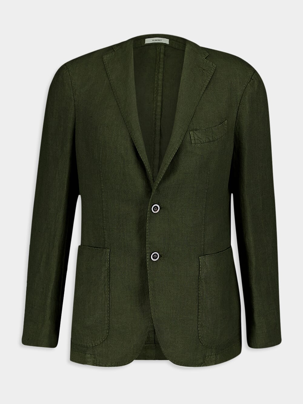 Olive Green Linen Suit