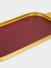Kaymet Burgundy Coffee Tray