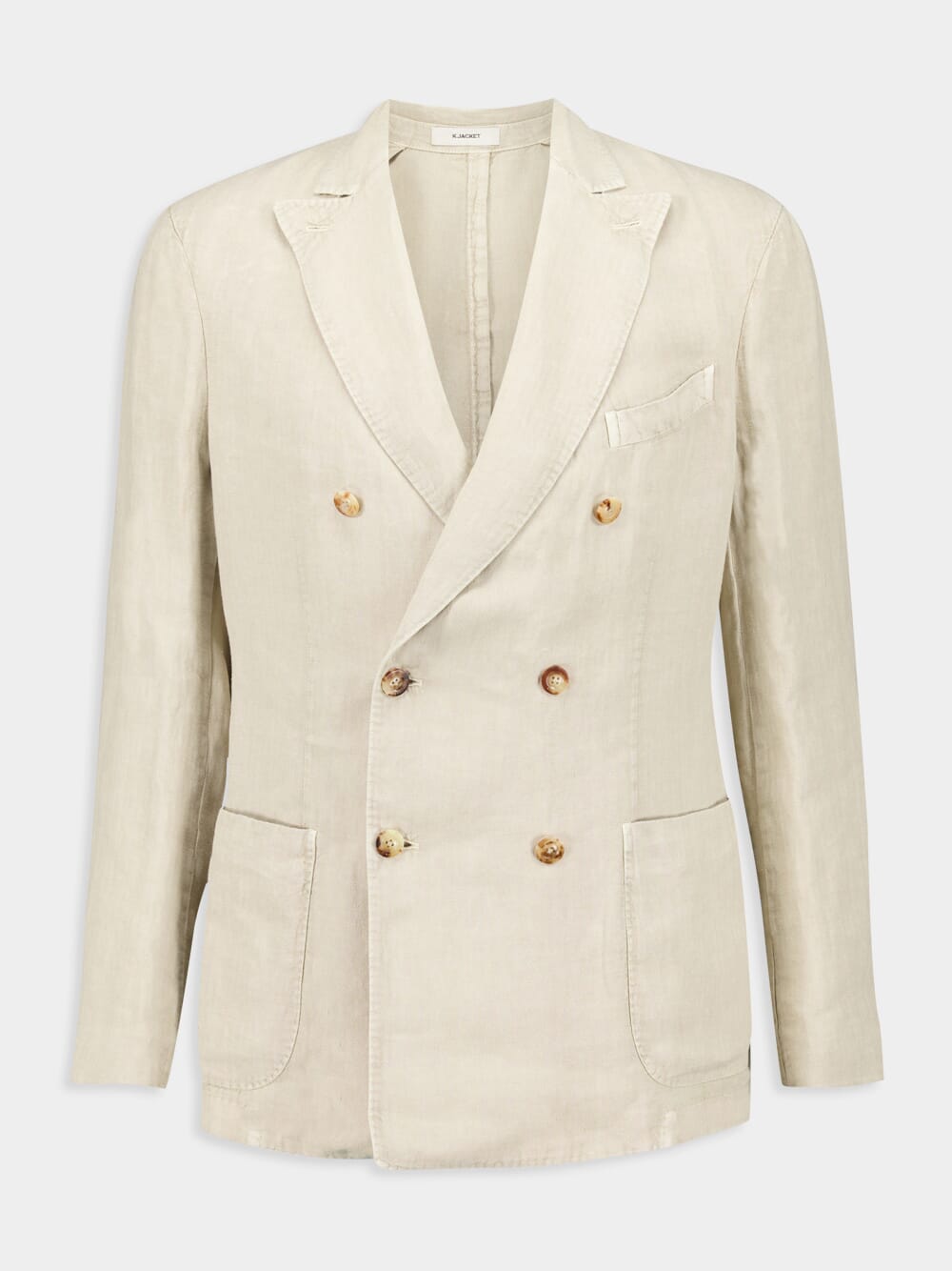 Beige Linen Suit