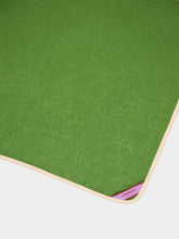 La DoubleJ Set Of 2 Green Rainbow Large Napkins