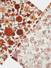 La DoubleJ Botticelli Red Floral Linen Napkins Set of 2