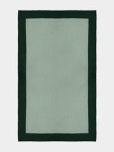 Borgo Delle Tovaglie Bauhaus Linen Tablecloth in Sage and Boxwood