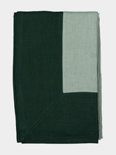 Borgo Delle Tovaglie Bauhaus Linen Tablecloth in Sage and Boxwood