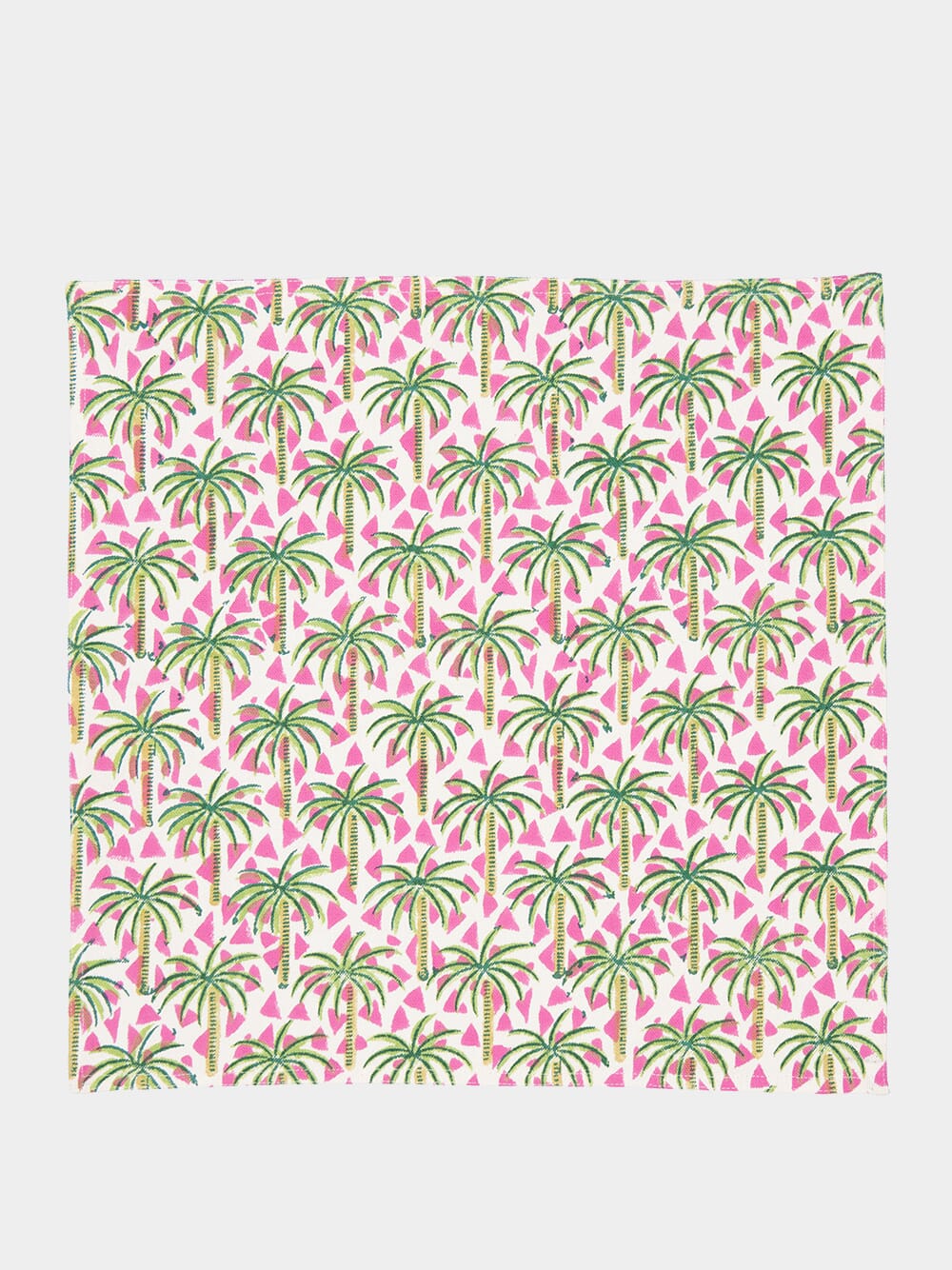 Cotton Napkin with Palm Print