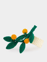 Coro Cora Orange Branch Napkin Ring
