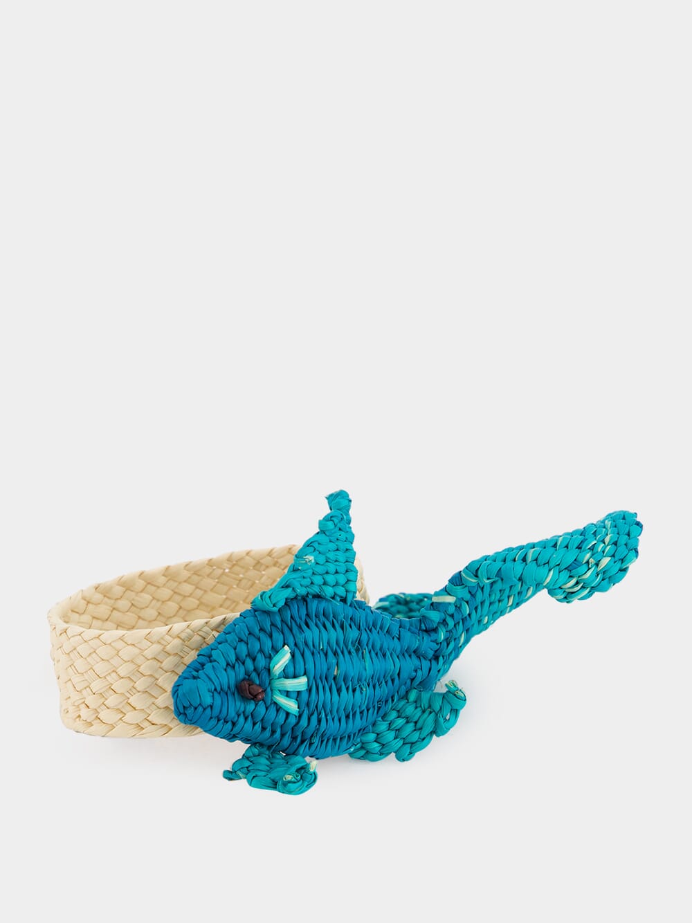 Aquamarine Ballerina Fish Napkin Ring